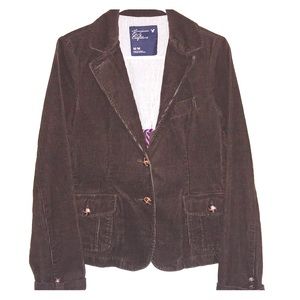 Brown corduroy blazer